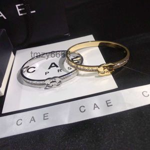 Bracelet en or 18 carats 925 Bracelet de créateur en argent de luxe fille amour diamant cercle marque classique bijoux couple boîte cadeau mode famille accessoires 5KIZ