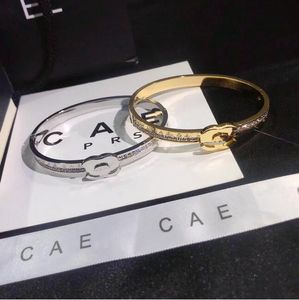 Bracelet en or 18 carats en argent 925, bracelet de luxe pour filles, amour, cercle de diamants, marque classique, bijoux, boîte cadeau pour couple, accessoires de mode pour la famille