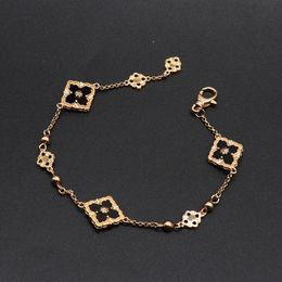 Bracelet Bracelet Géométrie de la marque de luxe en or 18K