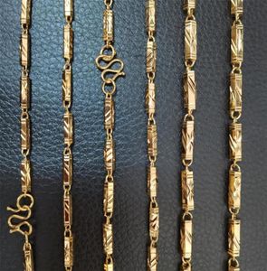 Bijoux de collier classique à la chaîne solide remplie d'or 18 car