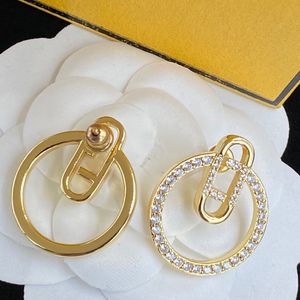 Créateur de boucles d'oreilles en or 18 carats pour femme, boucles d'oreilles à la mode, en acier inoxydable, luxe non allergique, cadeau de vacances de mariage, boucle d'oreille circulaire, ensemble de boucles d'oreilles, cadeau