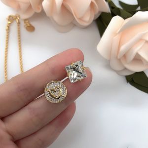 Colliers avec pendentif en or 18 carats, pendentif en forme de cœur de styliste, bijoux pour femmes, cadeau