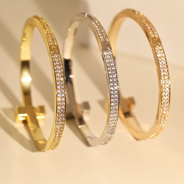 Bracelet plaqué or 18 carats bracelet géométrie alphabet bijoux en argent bijoux en forme de U chaîne de mode bracelet de luxe bracelets polyvalents romantiques ensemble cadeau