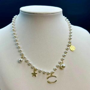 Collier de perle de créateur en or 18 carats de 18 car