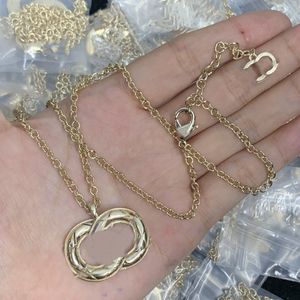 18K vergulde hanger ketting modeontwerper merk C-letter ster strass kristal parelkettingen choker ketting bruiloft kanaal sieraden liefdesgeschenken kx22