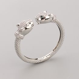 18 carats plaqué or léopard diamant bracelet bracelets chaîne Love Designer pour les femmes couple ouvert créateur de mode fête de mariage Thanksgiving Day Valentine cool