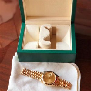 18K gouden president datum saffier Cystal Genève herenhorloges automatisch mechanisch uurwerk mannelijk luxe horloge maandag tot zondag317r