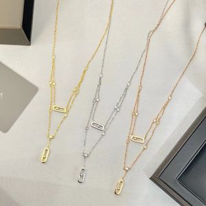 18k goud zilver Diamond Arrow Love Luxe kettingen voor vrouwen trendy Klassieke Crysatl Strass ketting voor mannen Vrouwen Bruiloft Sieraden Accessoires cadeau