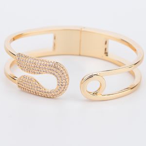 18k gouden strook open diamanten armbanden ketting liefde ontwerper voor vrouwen mannen meisje moeder dochter luxe paar modeontwerper bruiloft feest Valentijn cadeau