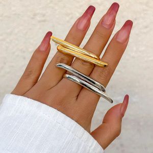18k gouden Sliver sterrenring liefde ringen nagelring ontwerper voor dames titanium staal ontstonden met volle diamant voor man ringen bruiloft verlovingsgeschenken cool