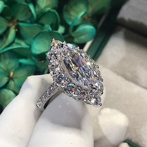 Bague Moissanite 18k, pierres brillantes coupées, bagues en diamant de Simulation, bague de fiançailles de mariage pour femmes