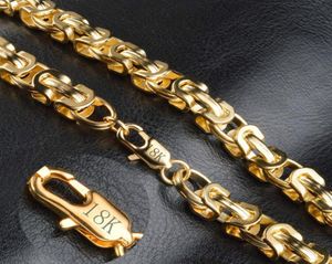 Collier de chaîne de chaîne de chaîne de chaîne de chaîne de chaînes de chaînes de chaînes de chaînes de chaînes de chaînes de chaînes de nouvelles tendances estampillée 18K