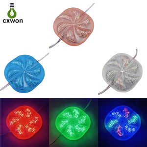 Modules d'éclairage LED par injection SMD2835, 18 diodes, 65x65MM, rétro-éclairage étanche, DC12V 24V 3W, panneau en aluminium pour boîte à lumière, module rgb led