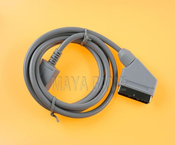 Câble RVB SCART 18M HD HDTV Câble Cord AV pour Wii Wii U NTSC Console1220068