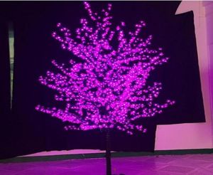 18M6ft LED azul Árbol de flor de cerezo jardín al aire libre camino vacaciones Navidad Año nuevo luz decoración de boda 1767781