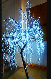 18M6ft witte kleur LED Kunstmatige Tuindecoratie Wilg Treurboom Licht 945 stks leds 110220VAC Regendicht Buitengebruik fair8982611
