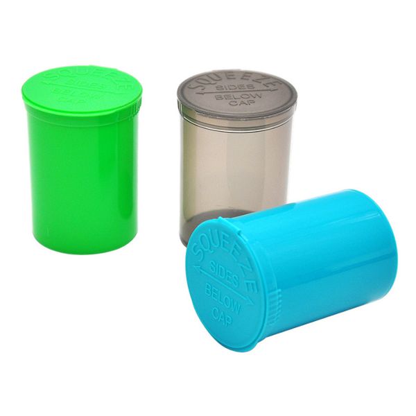 Bouteille vide à presser Pop de 18ml, 50ml, 240ml, boîte à herbes, conteneur d'herbes, boîte à pilules, couleur aléatoire, 350ml, 500ml