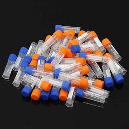 18ml plástico graduado laboratório tubo de congelamento de plástico tubo de criopreservação criovial laboratório criogênico frasco tampa de parafuso tubo fehng