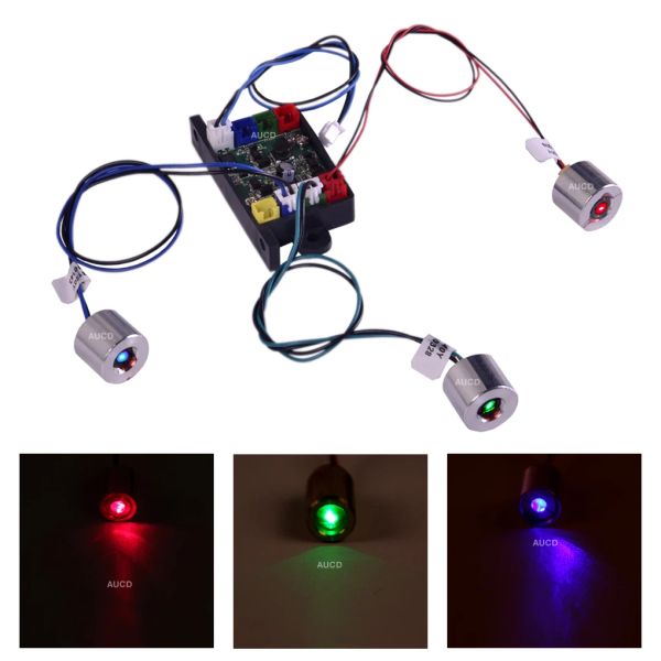 18 mm/0.7in RGB Diodo láser TTL TTL PRODUCTOR PARA GUNSIGHT GUSTIENTER Pro Disco DJ Party Beam Proyector Luces de etapa DPSS Piezas de DPSS