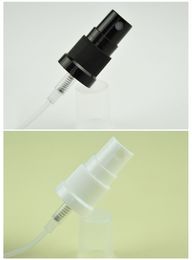 18 MM 18/410 wit/zwart lotion druk pomp/mist spuit voor 5 ml/10 ml/ 15 ml/20 ml/30 ml/50 ml/100 ml etherische olie glazen fles