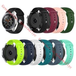 18mm 20mm 22mm Siliconen horlogeband voor Samsung Gear S3 Galaxy Watch Active 2 Huawei Hono Magic Horloge 2 Xiaomi horloge Vervanging Band Strap