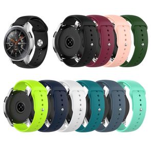 18mm 20mm 22mm Siliconen Horlogeband voor Samsung Galaxy Horloge 42mm 46mm Active2 40mm 44mm Gear S2 S3 Band Band Armband Xiaomi Watch5107119