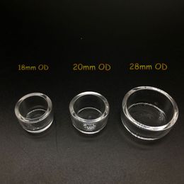 18mm 20mm 28mm od flat top bodem thermische koekenpan quartz insert emmer voor platte top quartz banger nagels booreilanden glazen bongs