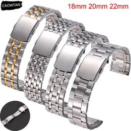 18 mm 22 mm 20 mm roestvrijstalen riem voor Galaxy Watch 6 5 4 40mm 44 mm 45 mm Active 2 S3 Band voor Huawei Amazfit Bracelet 240415