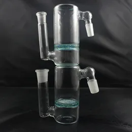 18mm Ash Catcher met Fritted schijf Roken Adapter ashcatcher Zand chip Perc Voor Glazen Bong Waterleiding Dab Rigs