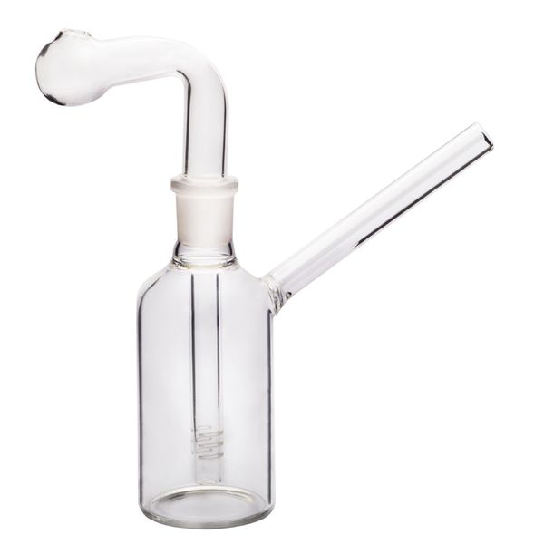 El tubo de agua de cristal del pelele femenino de la hornilla de aceite de 18m m Bong el accesorio que fuma de Osgree con el recipiente de cristal
