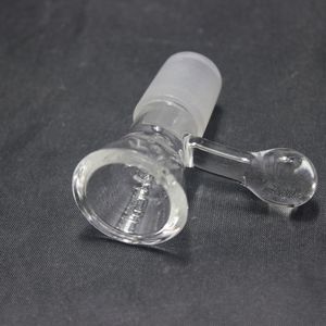 18 mm glazen waterpijpkom met ingebouwde sneeuwvlok voor bongs honingraatscherm met handvat