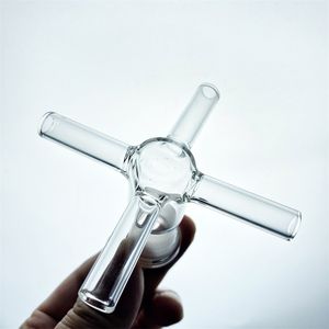 18 mm glazen waterpijp met binnenschroefdraad, kruiswisseladapter, geschikt voor diverse verdamperstoompijpen