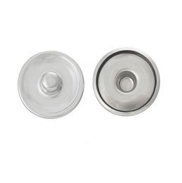 18 mm Snap Base Charm Alloy Round Silver Base for Glass Cabochons Bijoux Bijoux DIY MADE5942226