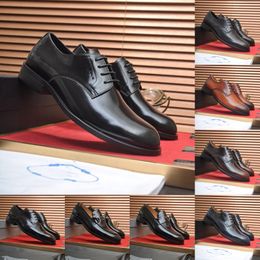 18MODEL Luxe Hommes Chaussures Formelles Britannique Rétro Brogue Chaussures Hommes Casual Affaires En Cuir Oxfords Hommes Bureau Designer Robe Chaussures Appartements