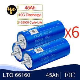 18 stks 66160 2.3V 30AH 35AH 40AH 45AH lithium titanaat cel lto batterij 25000 cyclus leven voor 12V 24V 36v 48V DIY-pakket