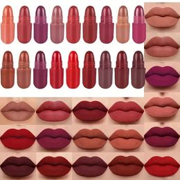 18 stuks langdurige mini-capsule lippenstiftset met hoge pigmentatie en matte afwerking. Gratis verzending