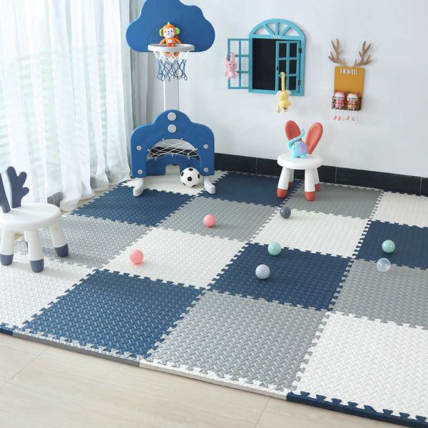 18pcs / lot bébé EVA mousse jouer tapis de puzzle tapis d'exercice de verrouillage tapis de sol et tapis pour enfants tapis d'escalade tapis de jeu 210724