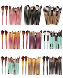 18 STKS Make-up Kwasten Set Professionele EyeshadowFoundationEyebrowPowder Make Up Kwasten Comestic Beauty Eyeliner Tool Kit 6506259