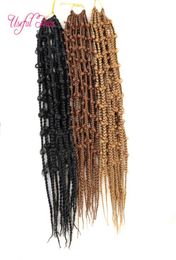 18 Caja de cuadros de mariposa Locs Crochet Hair Ombre 1B 27 30 Color Soft senegalés Box de crochet trenzas Locas Butterfly Cheveu7734958