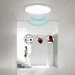 18W/24W/36W/40W radarsensor LED plafondlichten 110-220V Auto vertraging Motie Smart Home Plafond Lamp Room Gangen Corridor