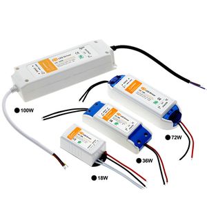 18W 36W 72W 100W DC12V Lighting Transformers High Quality LED Driver for Leds Strip Lights 12V Power Supply Adapter