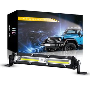 18W 7 inch COB Auto LED Verlichting Bar Off Road Spot Lamp 12V 24V voor SUV ATV Truck 4x4 UAZ Boot Motorfiets Auto Mistkoplampen4242314