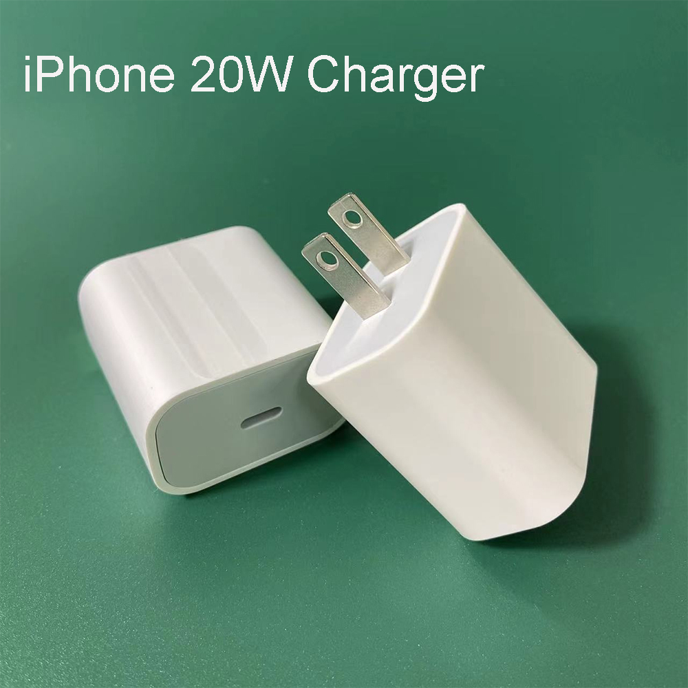 Chargeurs USB de qualité OEM 20W PD Type C Charge rapide USBC 18W Adaptateur de prise EU US Alimentation par téléphone Chargeur rapide pour iPhone 14 13 12 11 X 7 8 Pro Plus Max Chargeur iPhone