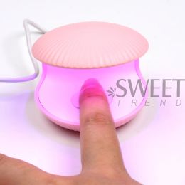 Selader de lámpara de uñas UV de 18W con cáscara Mini Máquina de fototerapia con huevo de un solo dedo para el dedo.