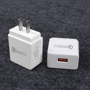 Adaptateur de chargeur mural USB QC 3.0 18 W, charge rapide pour Apple iPhone série 13/12/11