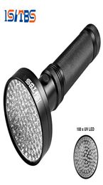 18W UV Black Light Flashlight 100 LED UV Light en Blacklight voor Home EL EL InspectPet Urine Stains9685755