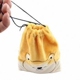 18x15cm shiba inu animaux de chien mignon carton carto sac de rangement mini mini-soft filles coins clés phe sacs pocket 1pcs y7sb #