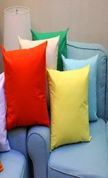 18x18 pulgadas Camiseta de color de color caramelo Color multisolid 100 Cubierta de almohada de algodón de almohada Cubierta de cojín de color liso3115670