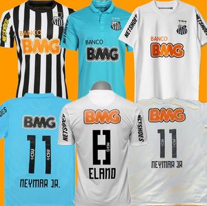 19 12 2011 2012 2013 Santos retro voetbalshirt 11 12 13 NEYMAR JR Ganso Elano Borges Felipe Anderson vintage klassieke voetbalshirts voor heren en kinderen jersey 8998