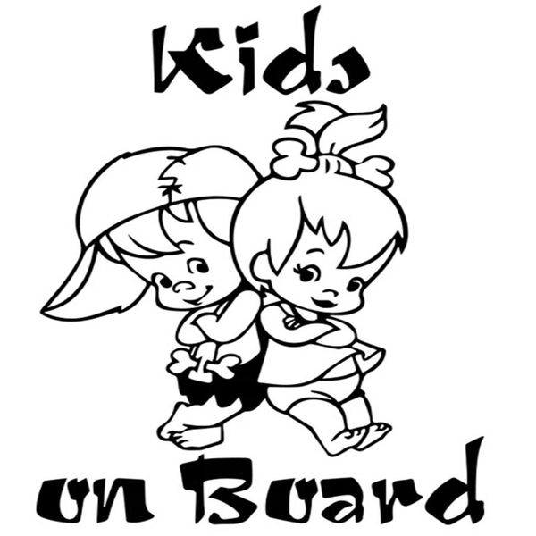 19 12 7cm Tancredy Kids Baby a bordo de calcomanía de moda creativa Vinyl Car Sticker CA-1104218L